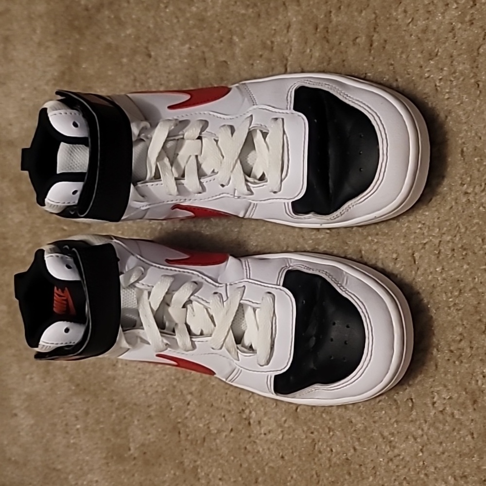 Red White & Black Nike Air Jordans - Picture 3 of 11